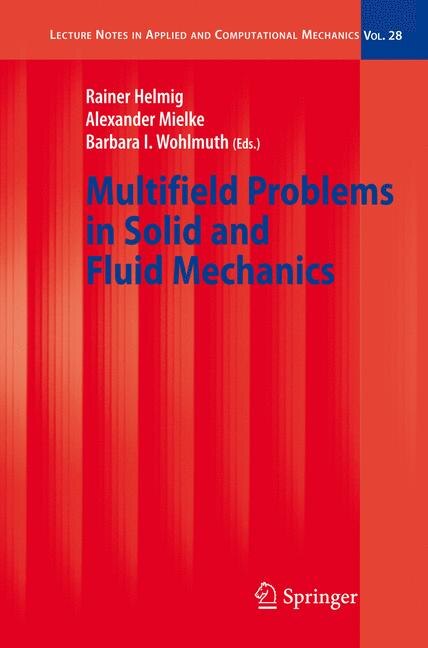 Front cover_Multifield Problems in Solid and Fluid Mechanics