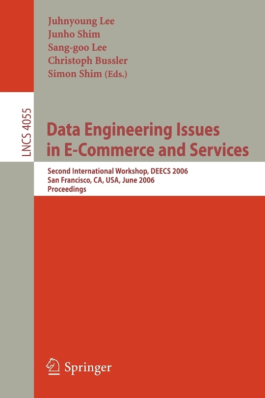 Couverture_Data Engineering Issues in E-Commerce and Services