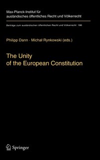 Front cover_The Unity of the European Constitution