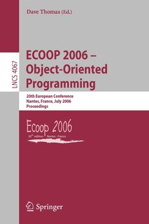 Couverture_ECOOP 2006 - Object-Oriented Programming