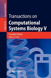 Front cover_Transactions on Computational Systems Biology V