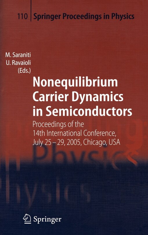 Couverture_Nonequilibrium Carrier Dynamics in Semiconductors