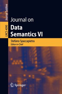 Couverture_Journal on Data Semantics VI