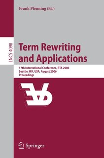 Front cover_Term Rewriting and Applications