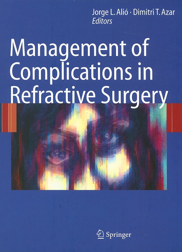 Front cover_Management Of Complications In Refractive Surgery