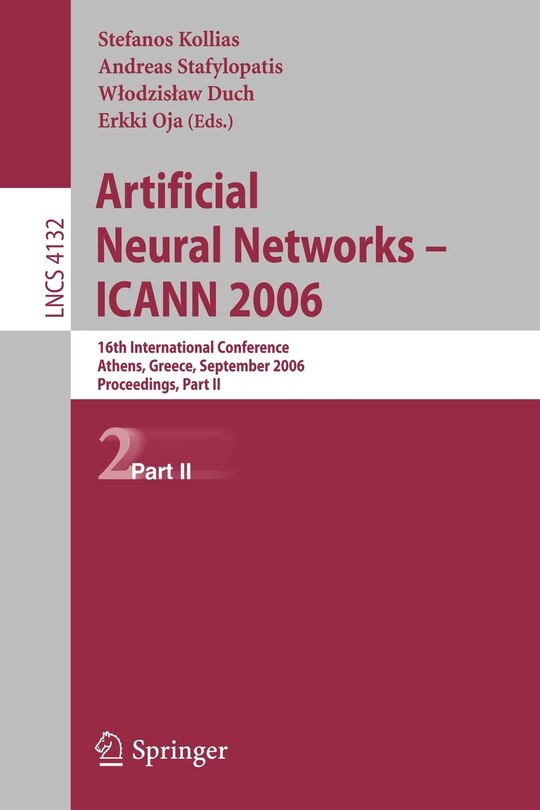 Couverture_Artificial Neural Networks - ICANN 2006