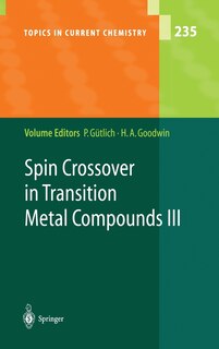 Couverture_Spin Crossover in Transition Metal Compounds III