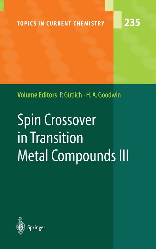 Couverture_Spin Crossover in Transition Metal Compounds III