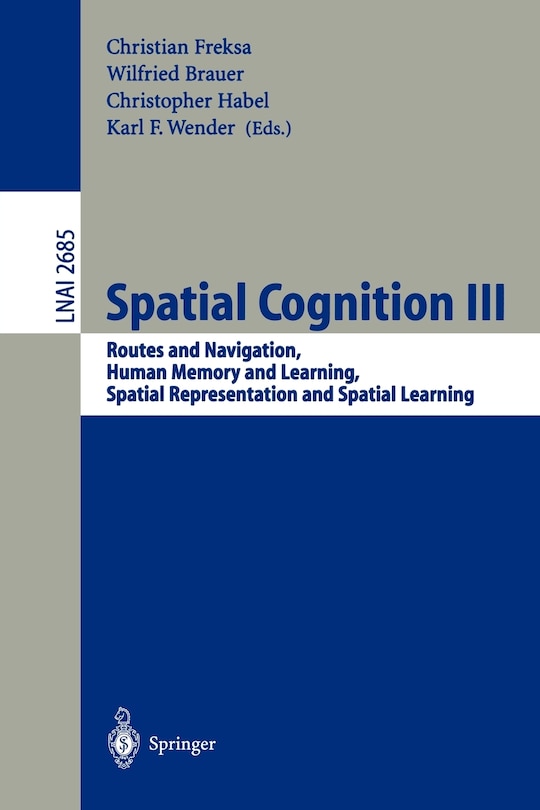 Couverture_Spatial Cognition III