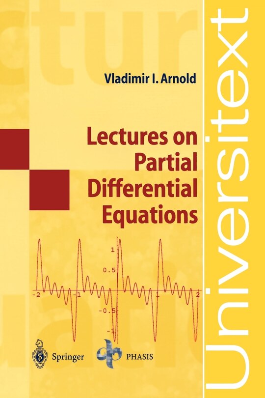Front cover_Lectures On Partial Differential Equations