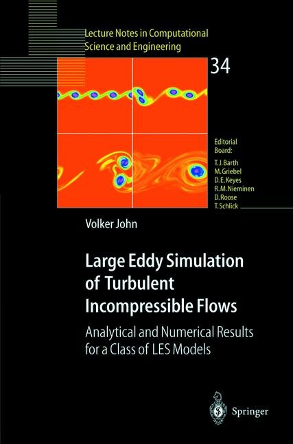 Couverture_Large Eddy Simulation Of Turbulent Incompressible Flows