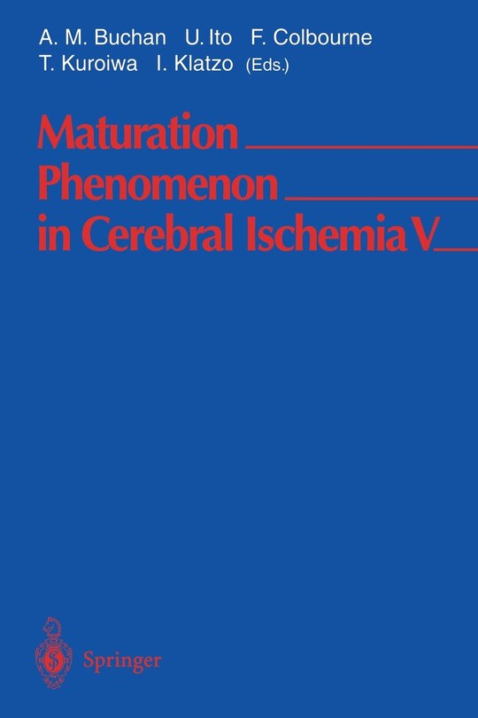 Couverture_Maturation Phenomenon in Cerebral Ischemia V