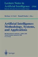 Couverture_Artificial Intelligence: Methodology, Systems, and Applications