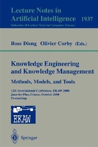 Front cover_Knowledge Engineering and Knowledge Management. Methods, Models, and Tools
