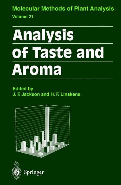 Front cover_Analysis of Taste and Aroma