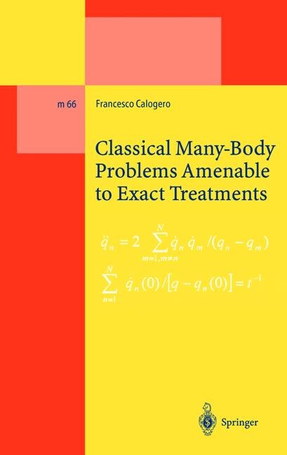 Front cover_Classical Many-Body Problems Amenable to Exact Treatments
