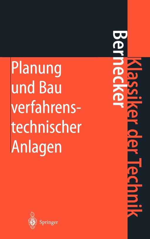 Front cover_Planung und Bau verfahrenstechnischer Anlagen