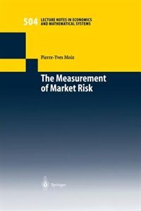 Couverture_The Measurement of Market Risk