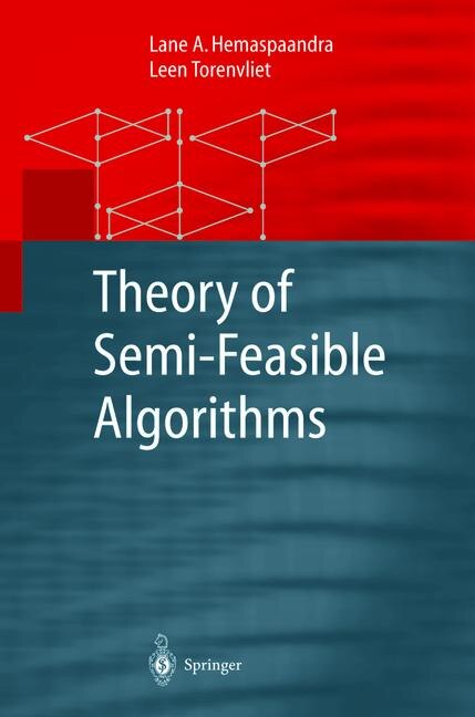 Couverture_Theory of Semi-Feasible Algorithms