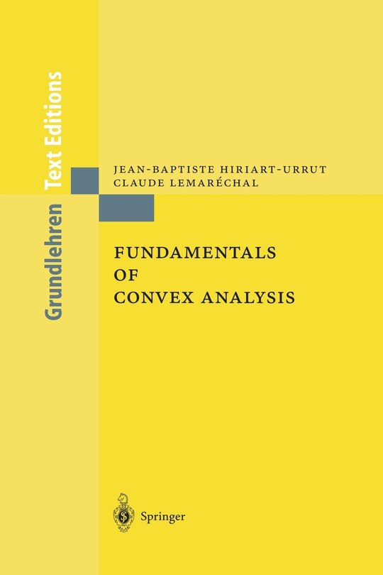 Couverture_Fundamentals of Convex Analysis
