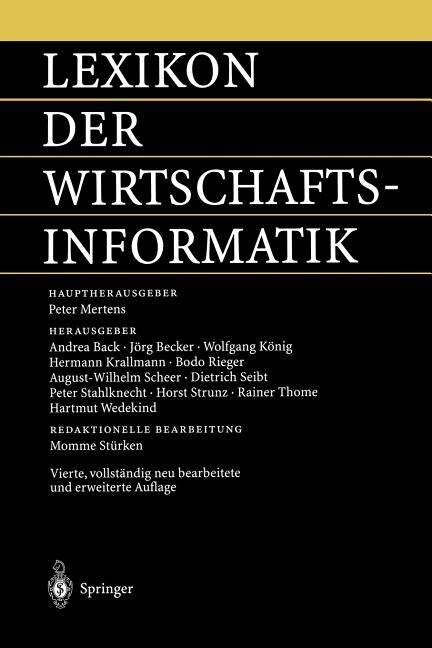 Lexikon der Wirtschaftsinformatik