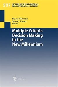Couverture_Multiple Criteria Decision Making in the New Millennium