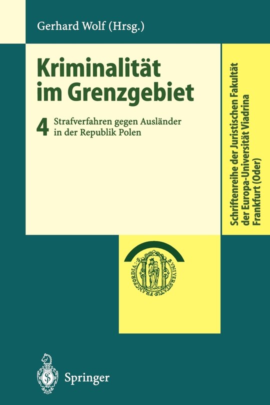 Front cover_Kriminalität im Grenzgebiet