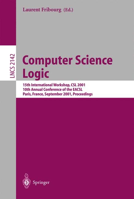 Front cover_Computer Science Logic