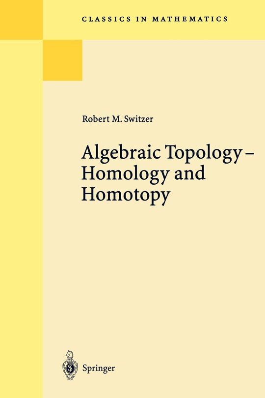 Front cover_Algebraic Topology - Homotopy and Homology