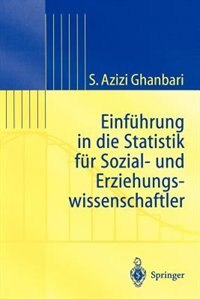 Front cover_Einführung in Die Statistik für Sozial- Und Erziehungs-wissenschaftler