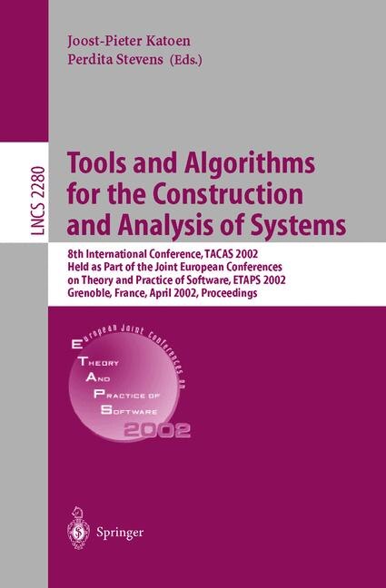 Couverture_Tools and Algorithms for the Construction and Analysis of Systems