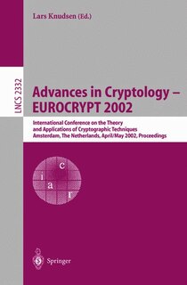 Couverture_Advances in Cryptology - EUROCRYPT 2002