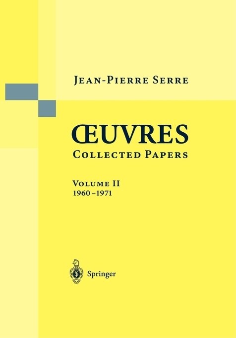Front cover_Oeuvres Collected Papers, Volume III