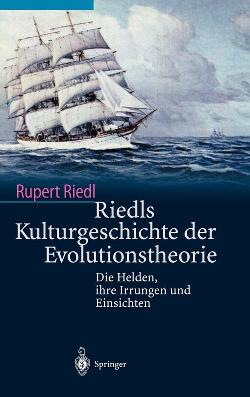 Front cover_Riedls Kulturgeschichte der Evolutionstheorie