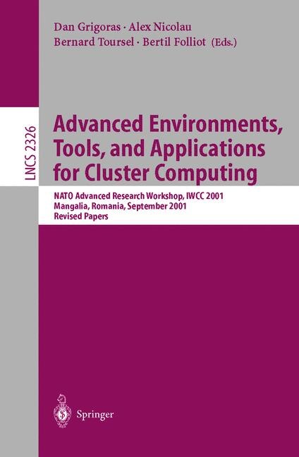 Couverture_Advanced Environments, Tools, and Applications for Cluster Computing