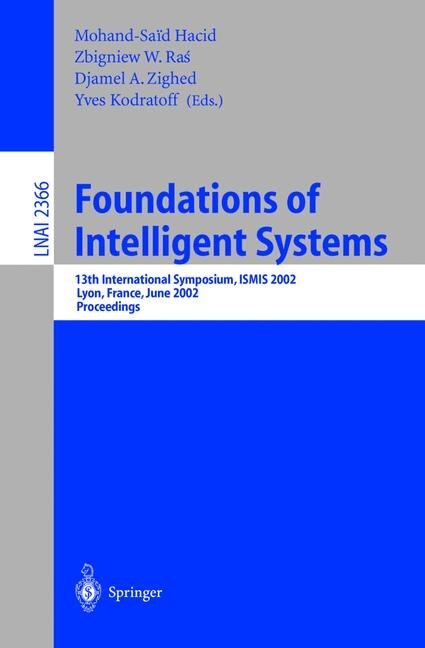 Front cover_Foundations of Intelligent Systems
