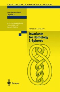 Couverture_Invariants of Homology 3-Spheres