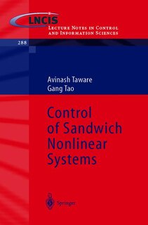Front cover_Control Of Sandwich Nonlinear Systems