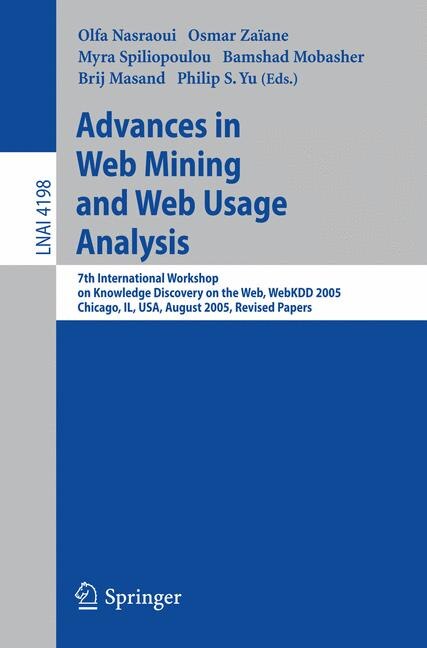 Front cover_Advances in Web Mining and Web Usage Analysis