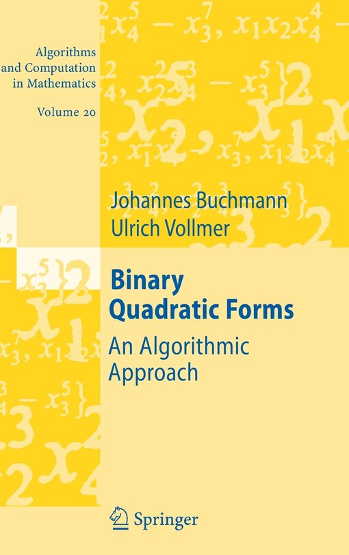 Couverture_Binary Quadratic Forms