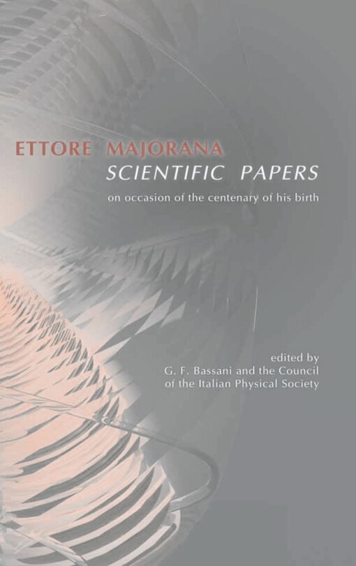 Front cover_Ettore Majorana