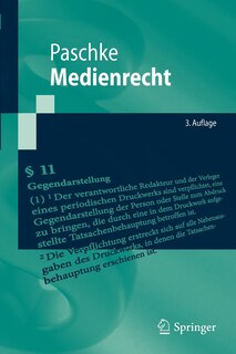 Front cover_Medienrecht