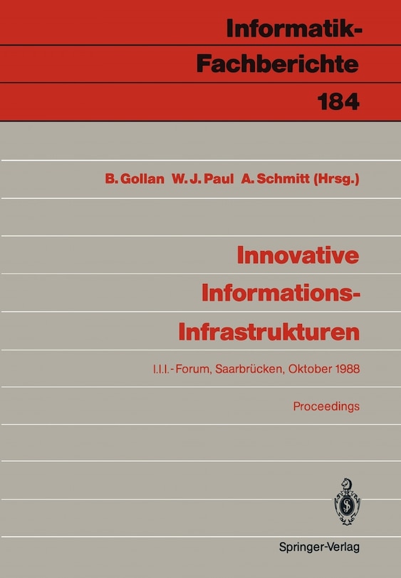 Front cover_Innovative Informations-infrastrukturen