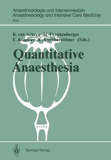 Front cover_Quantitative Anaesthesia