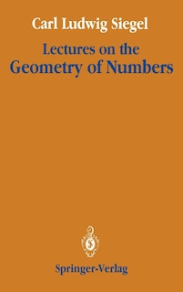 Couverture_Lectures On The Geometry Of Numbers
