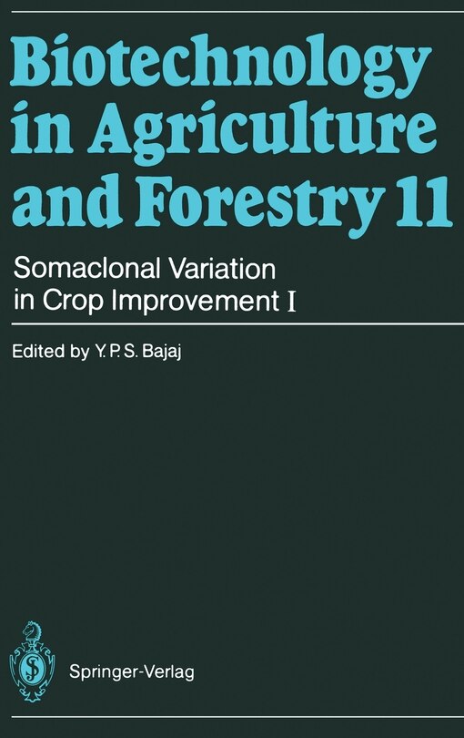 Front cover_Somaclonal Variation in Crop Improvement I