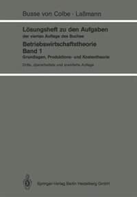 Front cover_Lösungsheft zu den Aufgaben der vierten Auflage des Buches