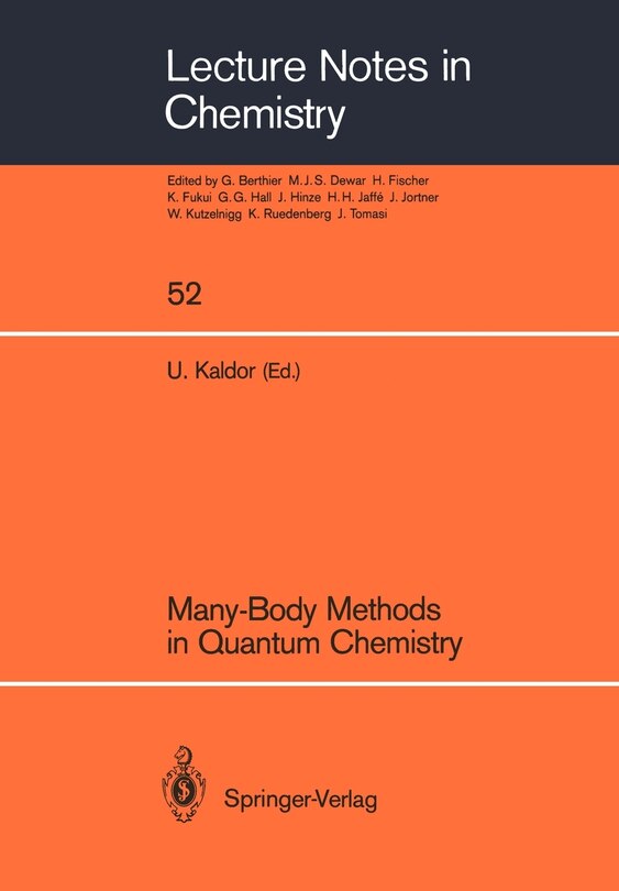 Front cover_Many-Body Methods in Quantum Chemistry