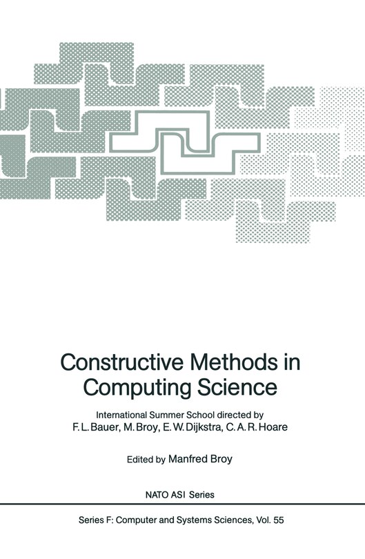 Front cover_Constructive Methods In Computing Science