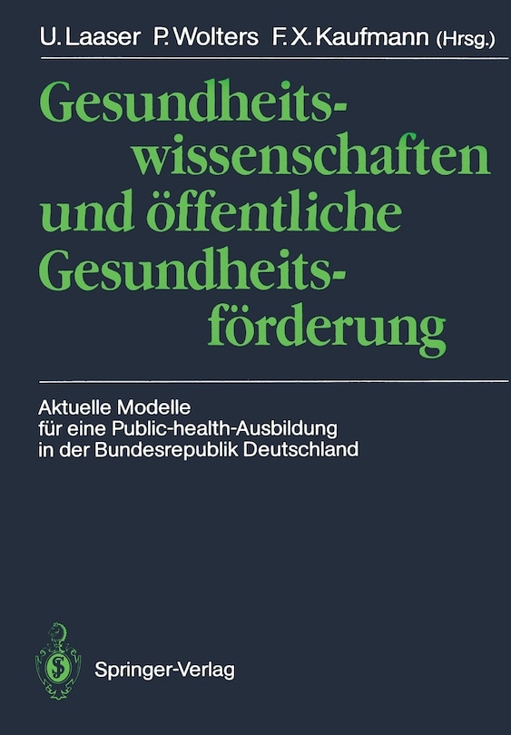 Couverture_Gesundheitswissenschaften und öffentliche Gesundheitsförderung